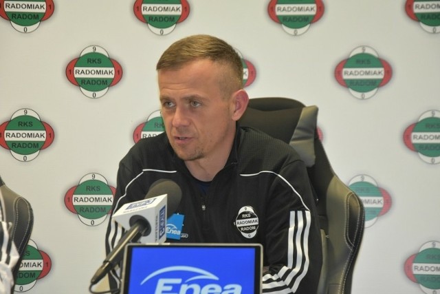 Trener Maciej Kędziorek