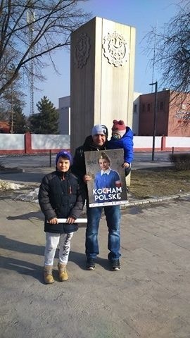 Jeden z plakatów kampanii „Kocham Polskę"
