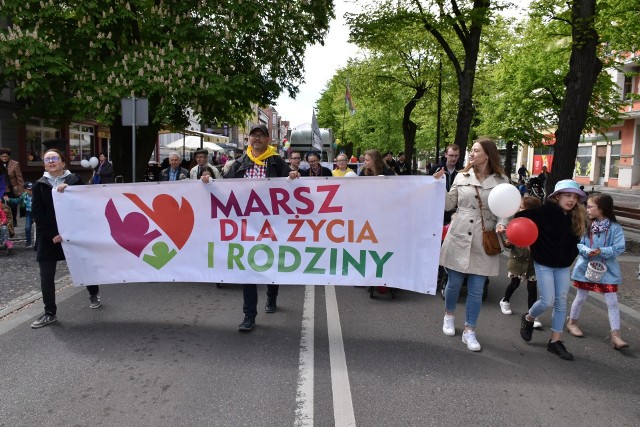 Ubiegłoroczny Marsz dla Życia i Rodziny w Słupsku.