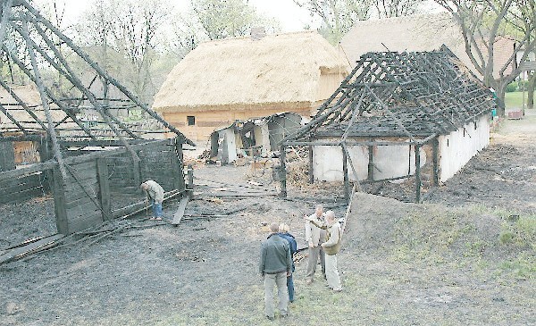 W ostatnim pożarze spłonęły dwa budynki.