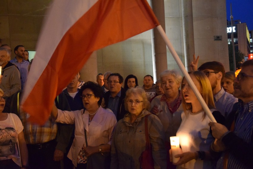 Protest przed Sądem Okręgowym w Katowicach we wtorek 25...