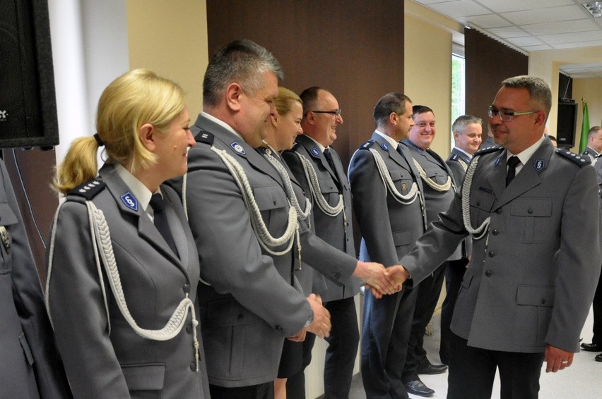 Gorzowska policja i prezydent Jacek Wójcicki powitali nowego komendanta (zdjęcia)