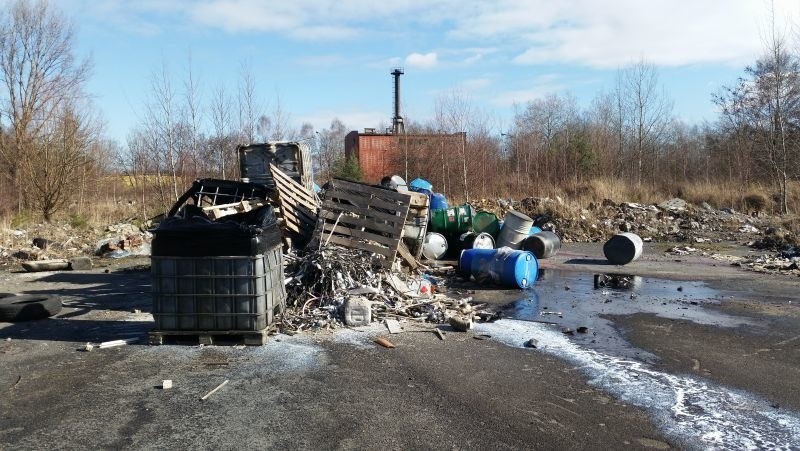 Składowisko odpadów przy ulicy Śląskiej