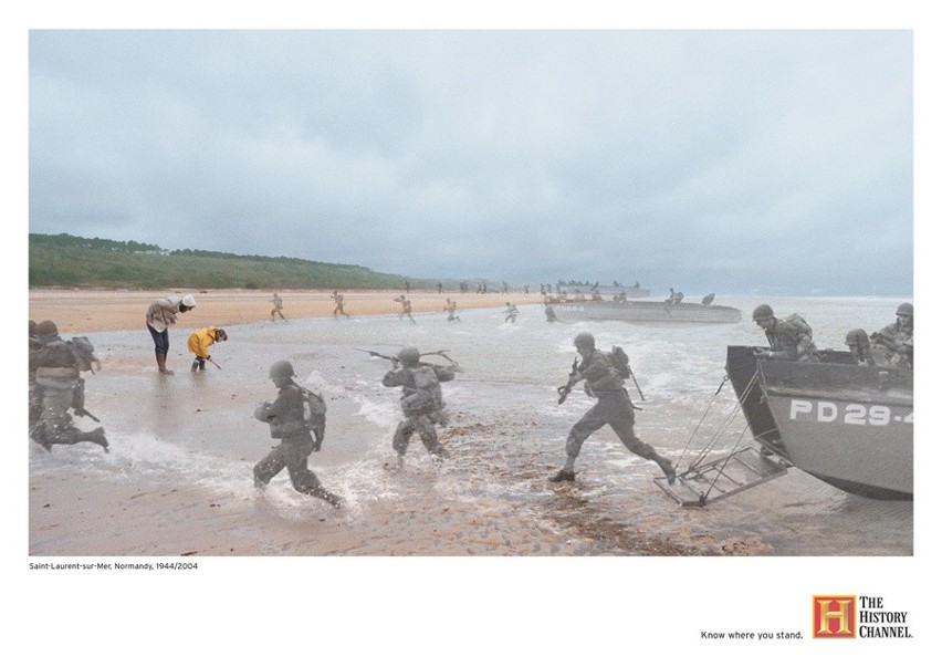 Normandia, Saint-Laurent-sur-Mer: 1944/2004...