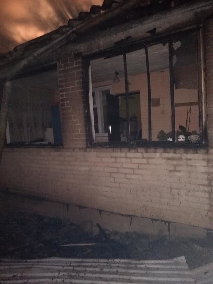 W środę około godz. 23.30 zauważono pożar budynku...
