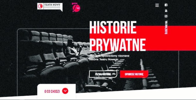 Teatr Nowy przygotował specjalną stronę internetową