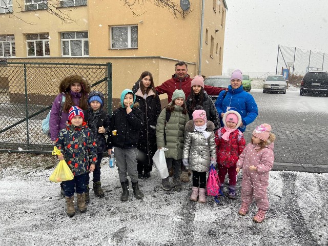 Na spotkanie do nyskiej szkoły przybyła także grupa mieszkająca w ośrodku agroturystycznym Czarkowice Młyn w Hajdukach Nyskich pod Nysą.