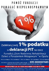 Wspomóż Dom Rodzinnej Rehabilitacji Dzieci z Porażeniem Mózgowym w Opolu
