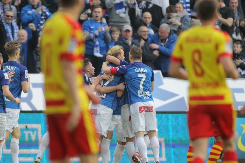 Lech Poznań - Jagiellonia Białystok 5:1. Oceniamy piłkarzy Kolejorza. Kto był najlepszy?