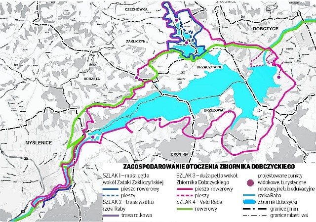 Jeśli gminy otrzymają dofinansowanie ścieżki wokół Zbiornika powstaną w latach 2017-18