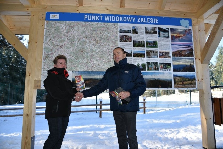 Nowe punkty widokowo-wypoczynkowe dla turystów w Beskidzie Wyspowym i Gorcach [ZDJĘCIA] 17.01.2021