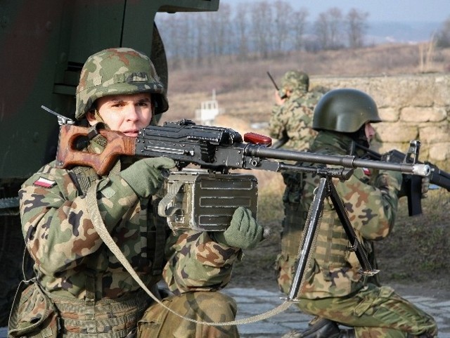 Dziś żołnierze ćwiczyli patrolowanie miasta i zdobywanie jednego z budynków.