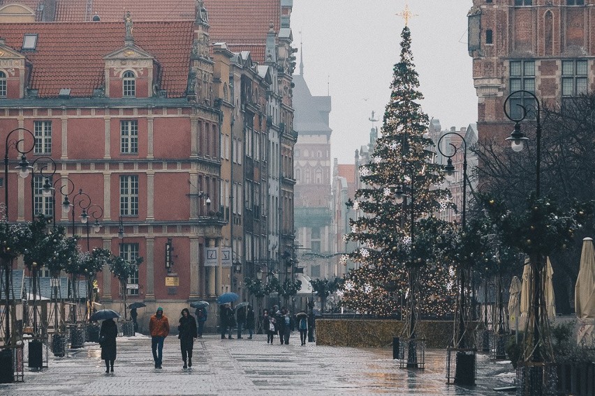 Deszczowa pogoda w Gdańsku, sobota, 23.01.2021