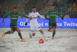 Górnik Łęczna - Śląsk Wrocław 1:1. Śląsk Wrocław tylko zremisował w meczu na śniegu (SKRÓT, BRAMKI, GOLE)