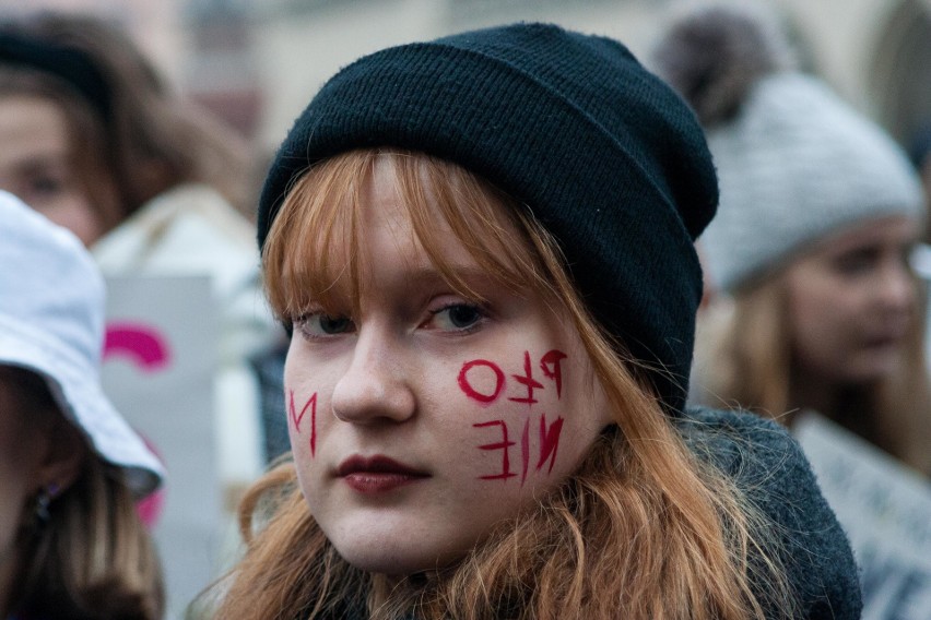 Protest Młodzieżowego Strajku Klimatycznego na Rynku