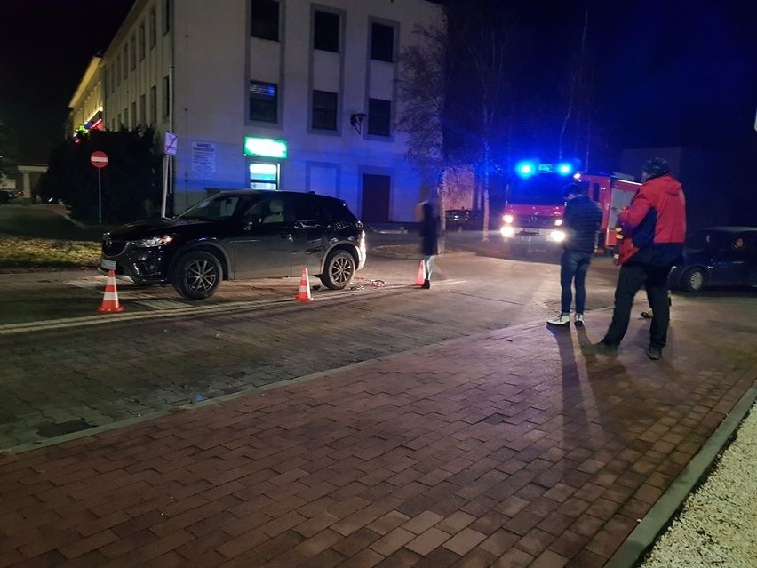 Andrychów. Zderzenie trzech samochodów na DK 52. Droga jest zablokowana 