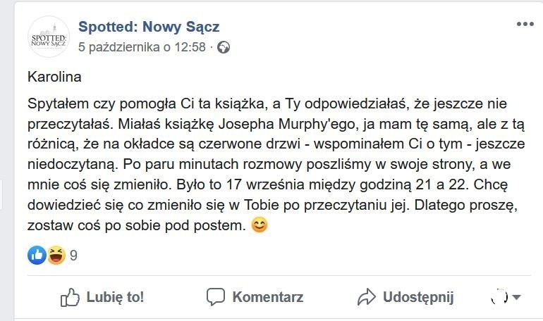 „Zostaw coś po sobie”. Zabawne posty ze Spotted Nowy Sącz. Pękniecie ze śmiechu 