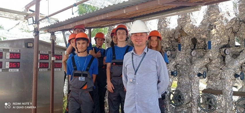 Uczniowie z Połańca odbyli staż w kopalni w Osieku (ZDJĘCIA)