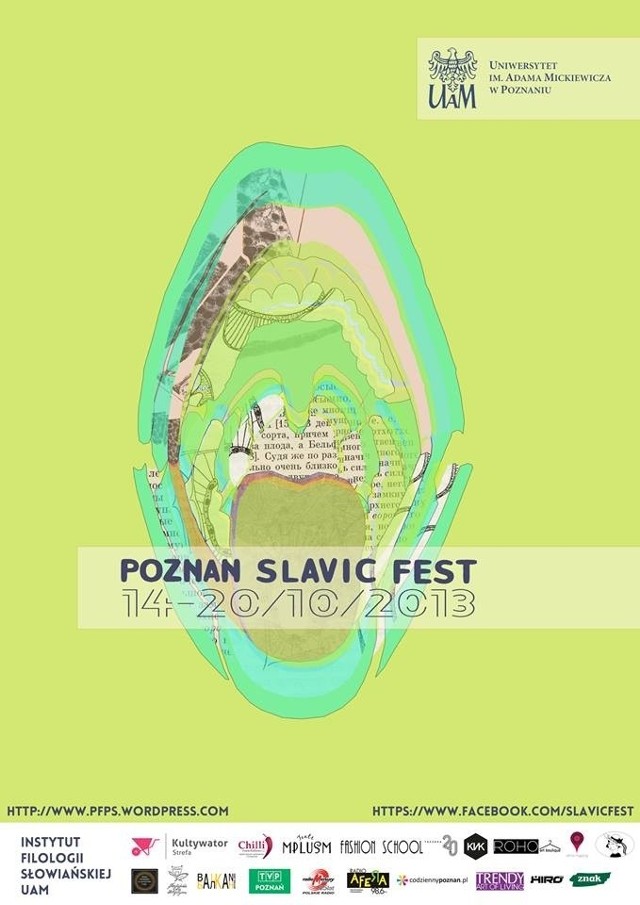 Plakat promujący tegoroczny Poznań Slavic Fest