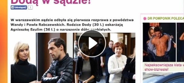 Doda kontra Szulim w sądzie