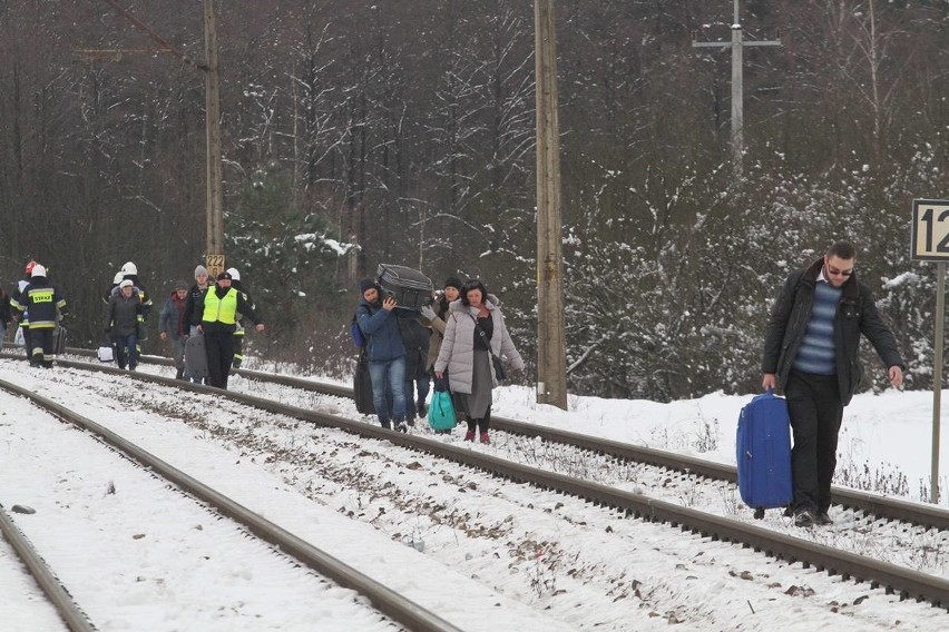 Tragiczny wypadek na przejeździe kolejowym w gminie Sobków. Nie żyją dwie osoby