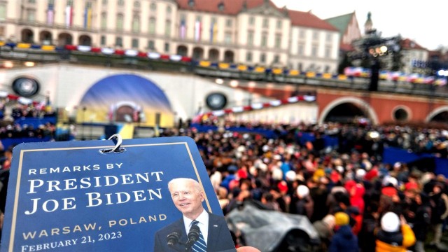 Wystąpienie prezydenta USA Josepha Bidena jr. w Polsce