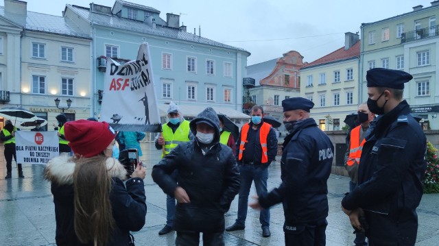 Protest rolników w Piotrkowie, 12.10.2020