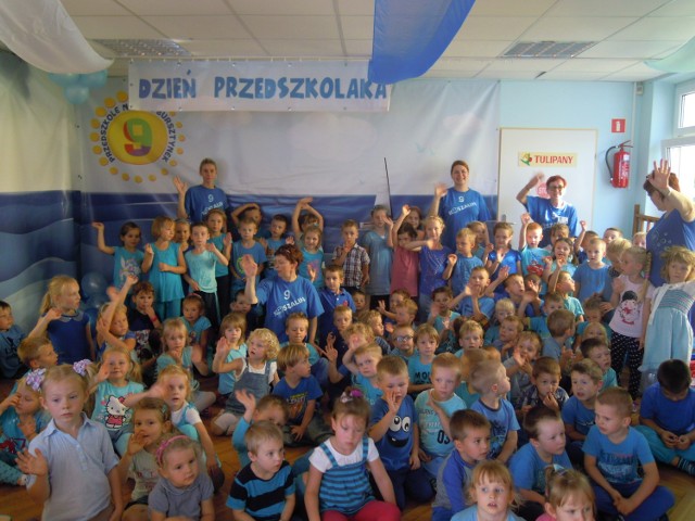 Dzieci z Przedszkola nr 9 w Koszalinie.