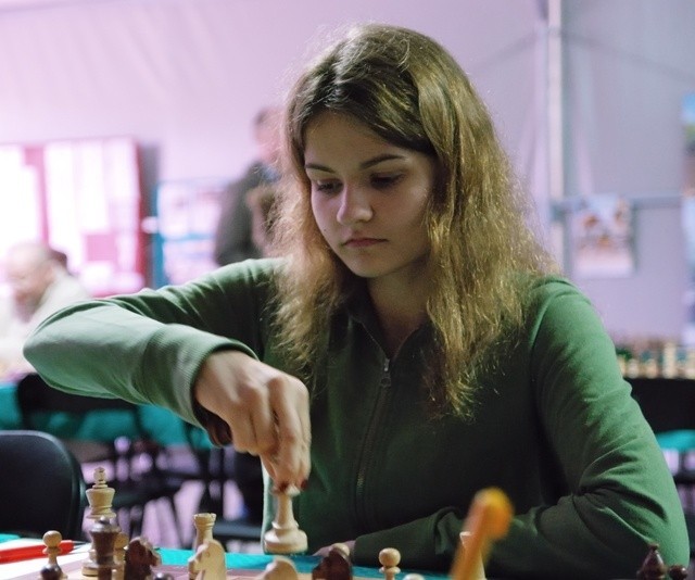 Katarzyna Adamowicz wygrała rywalizację na piątej szachownicy.