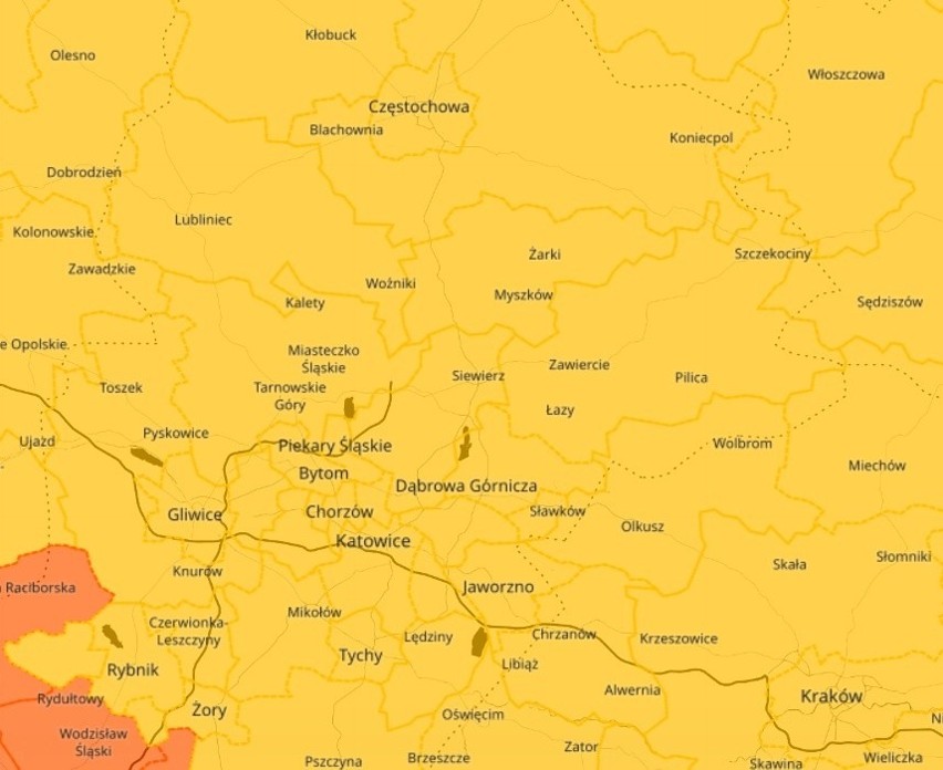 Burze znów przejdą nad woj. śląskim. Instytut Meteorologii i...