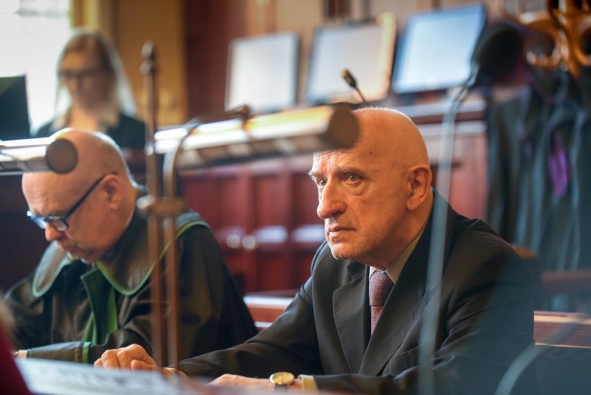 Prof. Jan Kopcewicz na procesie w toruńskim Sądzie Okręgowym