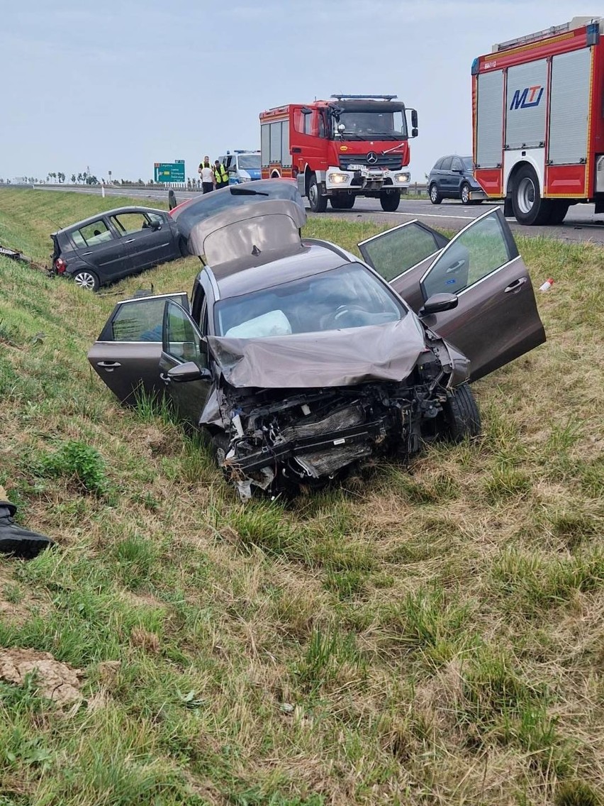 Wypadek na drodze ekspresowej S3 na Dolnym Śląsku 19.08.2022