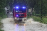 Powódź w Lelowie i Janowie: Rzeka zalała domy i drogi [WIDEO]