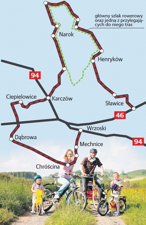 W gminie powstaje 60 km szlaków rowerowych.