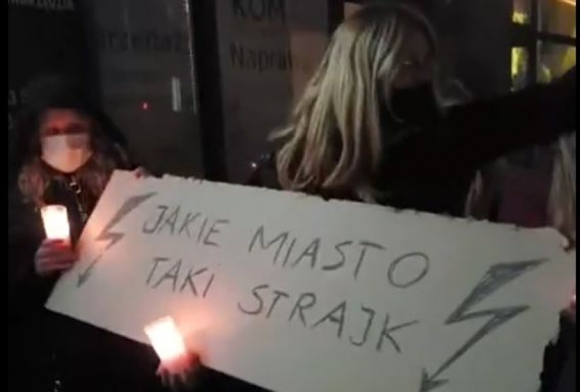 10.11.2020. Protesty w Krakowie i w Kalwarii Zebrzydowskiej