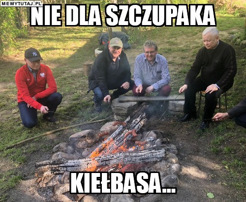 Jarosław Kaczyński darował życie szczupakom MEMY. Wycieczka...