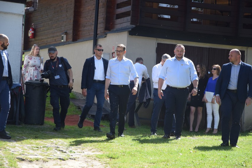 Premier Mateusz Morawiecki gościł dzisiaj w Żywcu....