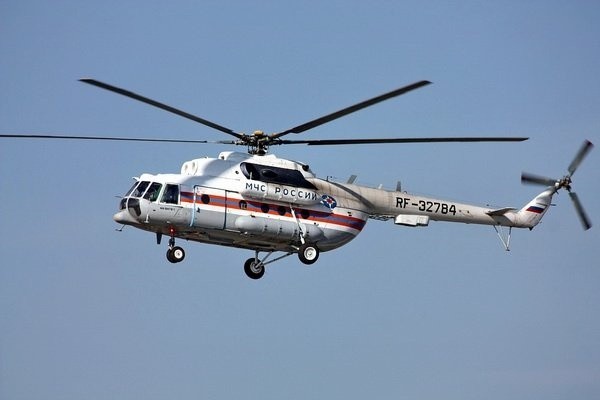 Śmigłowiec Mi-8 służy do transportu rosyjskich najwyższych...
