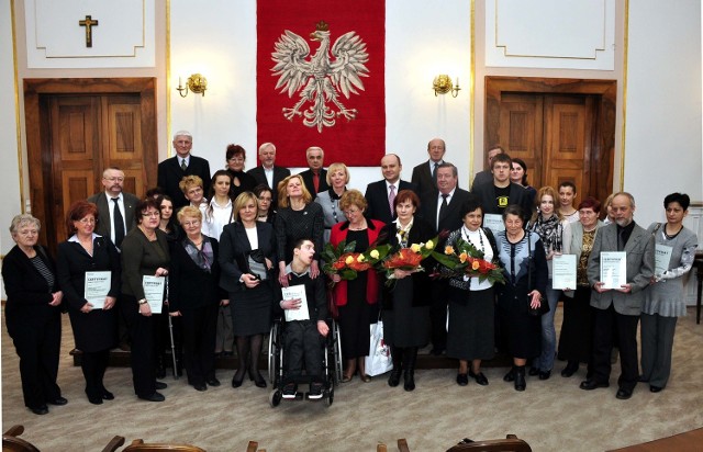Nagrodzeni i wyróżnieni w konkursie Dobre Praktyki spotkali się we wtorek w radomskim Urzędzie Miejskim.