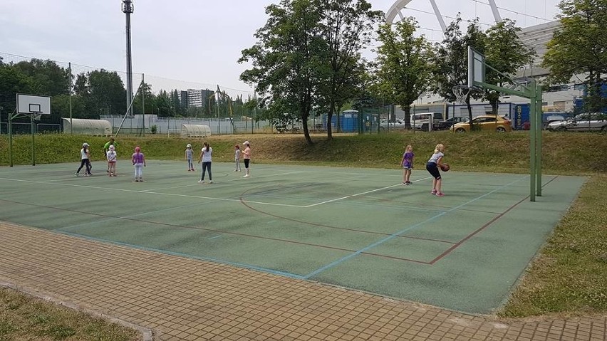 Zajęcia sportowe na Stadionie Śląskim