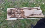 Ludzki szkielet na ogródku w Szymiszowie - sprawę bada prokuratura