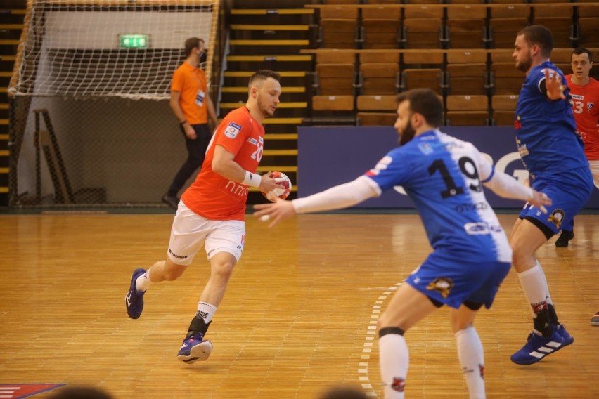 18.04.2021. PGNiG Superliga: Górnik Zabrze - MMTS Kwidzyn...