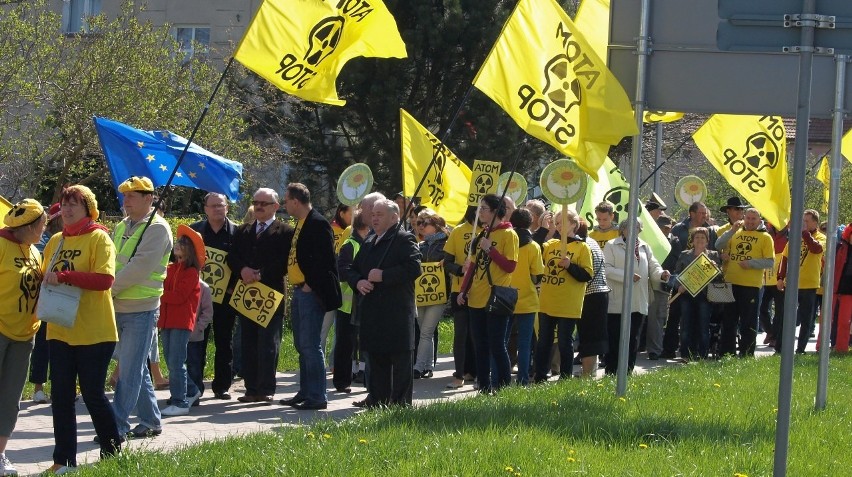 Stop atom - protest na 1 maja.