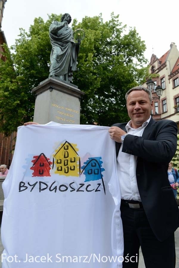 Mikołaj Kopernik w koszulce Bydgoszczy [zdjęcia]
