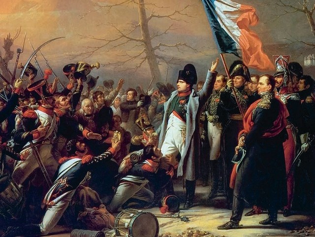 Powrót Napoleona z Elby. Obraz Charlesa de Steubena