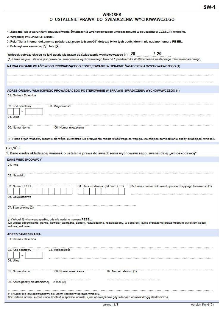 OŚWIADCZENIE WNIOSKODAWCY O DOCHODACH SWOICH ALBO CZŁONKA...