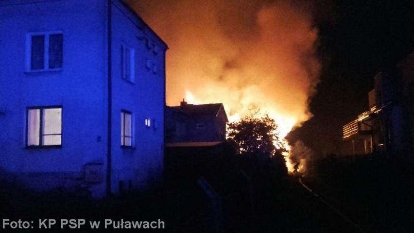 Tragiczny pożar w Kurowie. Zginęło małżeństwo, cztery osoby straciły dach nad głową