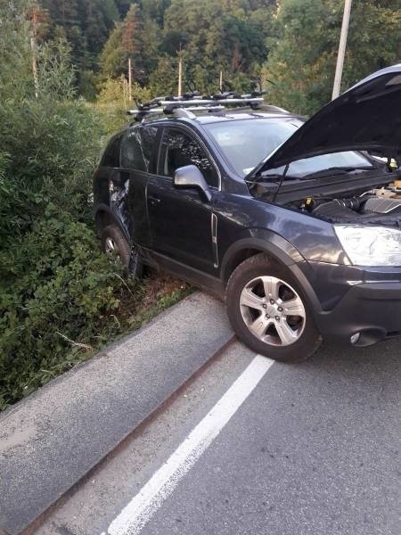 Nowy Sącz wypadek na ul. Kamiennej. Zderzenie dwóch aut