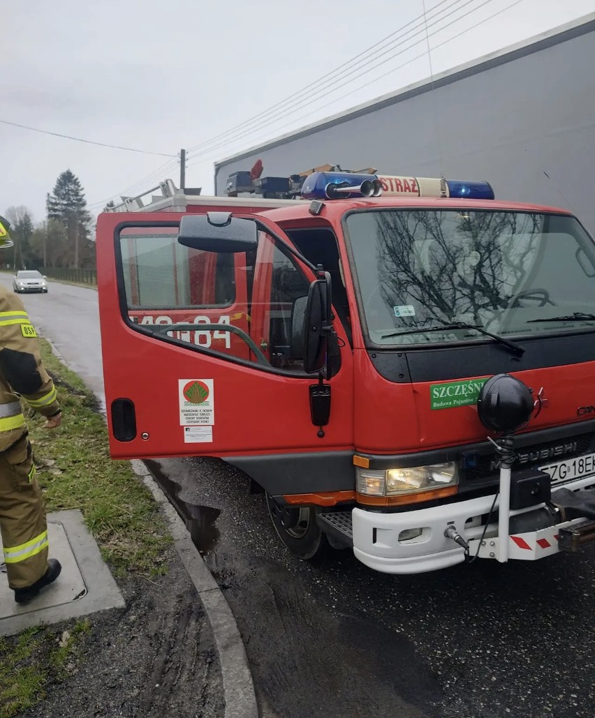 Wymiarki. Rowerzysta zderzył się z ciężarówką!