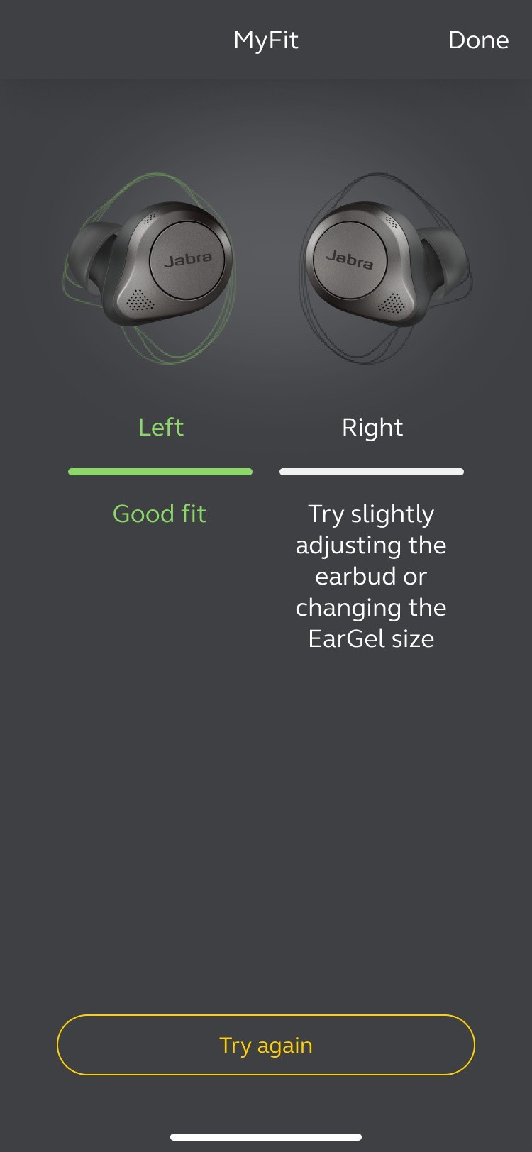 Bezprzewodowe słuchawki Jabra Elite 85t z trzema nowymi funkcjami. Aktualizacja jest dostępna z poziomu aplikacji Sound+